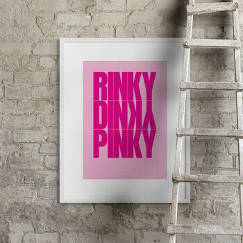 Rinky Dinky Pinky Limited Edition Art Print, 4 of 8