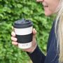 Personalised Etched Initials Reusable Coffee Cup, thumbnail 1 of 11