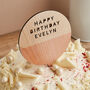 Personalised Wooden Cake Topper, thumbnail 3 of 4
