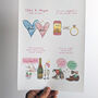 Personalised Engagement Story Print, thumbnail 12 of 12