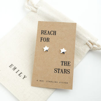 Silver Star Earrings. Reach For The Stars, 5 of 5