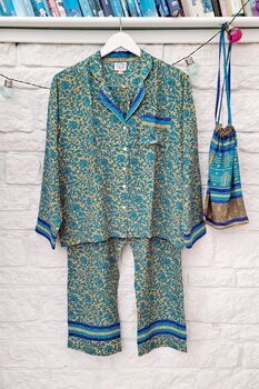 Upcycled Sari Pjs, 9 of 9