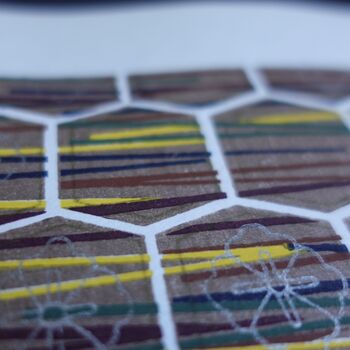 Abstract Art Honeycomb Print, 4 of 10