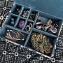 Jewellery Box With Button Closure, Partitions Inside, thumbnail 1 of 8
