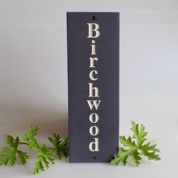 Personalised Slate Name Sign, 6 of 10