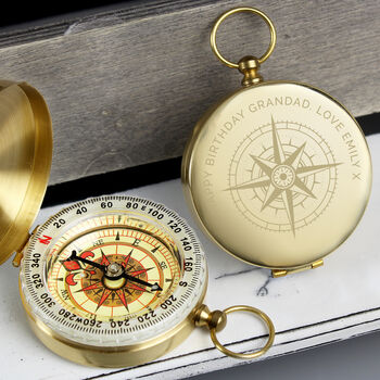 Personalised Travel Compass Gift For Travellers, 7 of 7