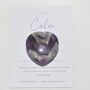 Calm Amethyst Heart Worry Thumb Stone Gift For Calm And De Stress, thumbnail 8 of 9