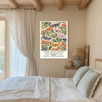 Natural History Butterfly Botanical Art Print, 2 of 5