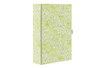 Patterned Box File In Green, 8 of 8