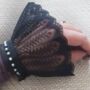 The 'Alluring' Tulle Pleat Wristbands, thumbnail 1 of 7