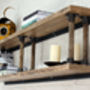 Letty Bespoke Shelves With Reclaimed Ladder Rung Risers, thumbnail 1 of 5