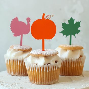 Autumn Cupcake Toppers, 6 of 7