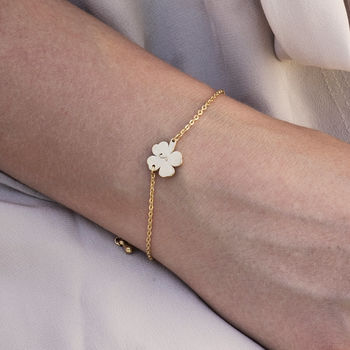Personalised Lucky Clover Bracelet, 5 of 9