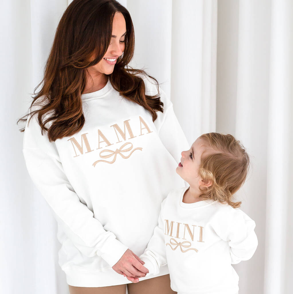 Custom Glitter Applique Embroidered Sweatshirt With Side