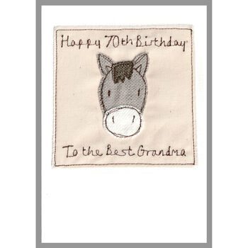 Personalised Horse / Pony Birthday Card For Girl, 2 of 12