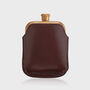 Copper Hip Flask With Vintage Leather Sleeve, thumbnail 2 of 12