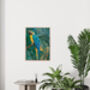 Framed Macaw Tropical Jungle Wall Art Print Copper, thumbnail 7 of 8