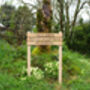 Ladder Direction Oak Sign Post, Up To Eight Tiers, thumbnail 9 of 10