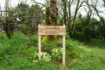 Ladder Direction Oak Sign Post, Up To Eight Tiers, 9 of 10