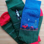 Christmas On The Farm Men's Socks, thumbnail 3 of 4