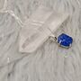 Raw Tanzanite Sterling Silver Pendant Necklace, thumbnail 6 of 6