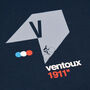 Ventoux 1911 Cycling Navy Long Sleeve Top, thumbnail 2 of 7