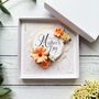 Extra Special Floral Mother’s Day Card. Boxed. Shades Of Orange, thumbnail 1 of 8