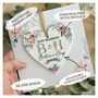 Personalised Wedding Card With Detachable Heart, thumbnail 3 of 3