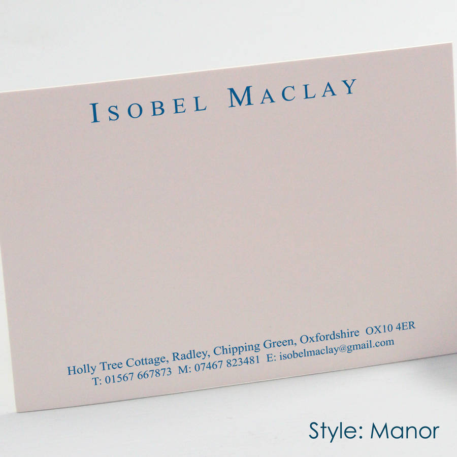 Personalised Classic Correspondence Cards, 1 of 11
