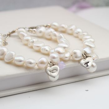 Treasured Personalised Pearl Charm Bracelet, 2 of 11