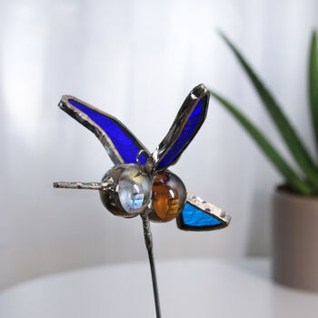 Stained Glass Sun Catcher Humming Bird, 7 of 7