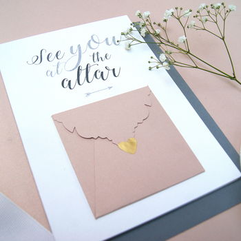 Wedding Day Card 'See You At The Altar', 2 of 7