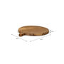 Personalised Large Round Teak Chopping/Serving Board, thumbnail 7 of 8