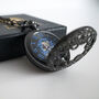 Steampunk Cog Pocket Watch Gunmetal; The Armstrong Two, thumbnail 3 of 10