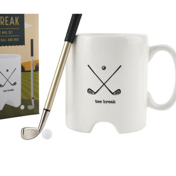 Golf Game Mug 'Tee Break' In Gift Box | Golf Gift | Office Gift | Novelty Mug | Golf Enthusiast, 2 of 5