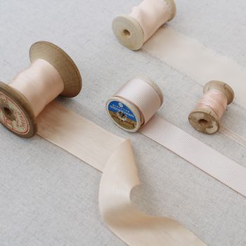 Champagne Silk Ribbon, Traditional Bridal Collection, 3 of 12