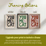 You, Me And The Cat Print, thumbnail 5 of 12