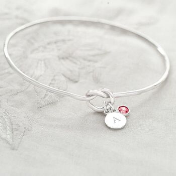 Infinity Knot Personalised Bangle, 4 of 12