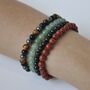 Men's Red Jasper Crystal Bracelet Gift For Him, thumbnail 5 of 5