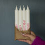 Personalised Set Of Birthday Candles, thumbnail 2 of 3