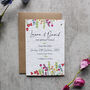 Wildflower Recycled Paper Plantable Save The Dates, thumbnail 6 of 8