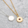Jammie Dodger Necklace, Sterling Silver Or Gold Plated, thumbnail 2 of 12