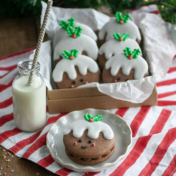 Cute Christmas Pudding Cookie Kit, 6 of 7