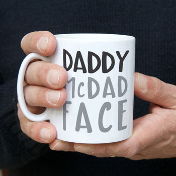 Daddy Mc Dad Face Mug, 4 of 4