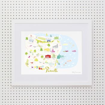 Map Of Penarth, Wales, 2 of 4