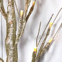 Christmas Warm Gold Sparkle Light Up Tree, thumbnail 2 of 6