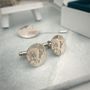 Personalised Silver Photo Cufflinks, thumbnail 1 of 4