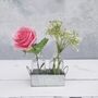 Rose Bouquet In Metal Container, thumbnail 3 of 3