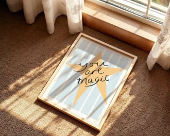 You Are Magic Star Art Print, 3 of 5