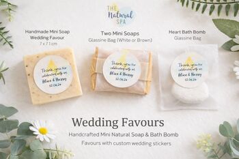 Heart Bath Bomb Wedding Favours 25 Pieces, 2 of 3